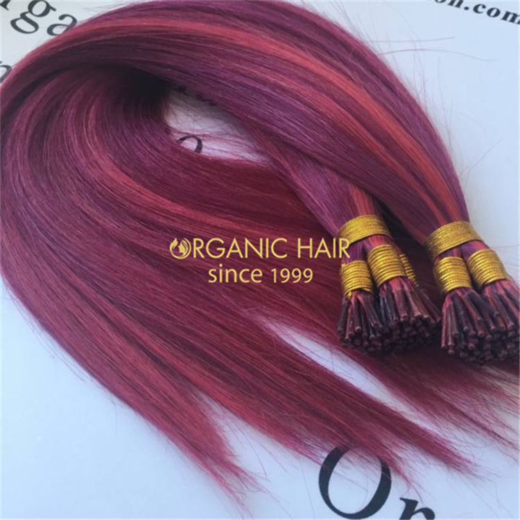 Supplier of high quality full cuticle i tip hair extensions-M7